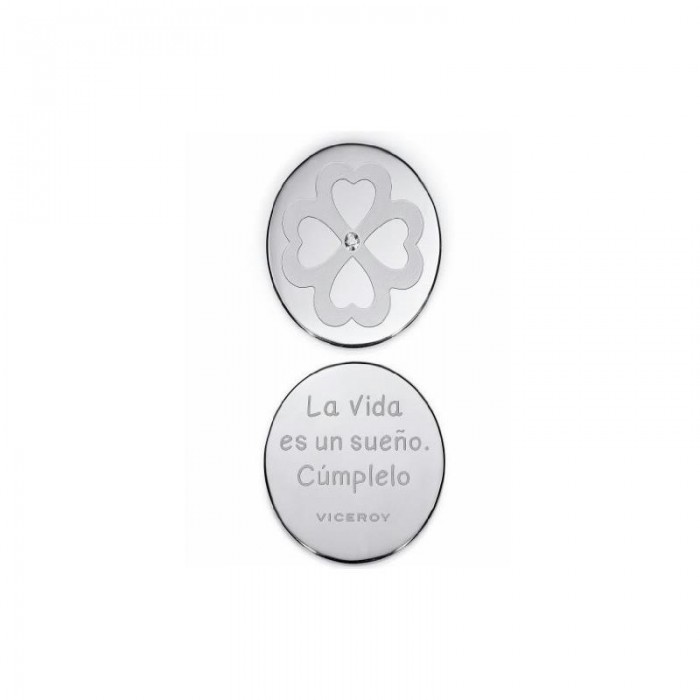 Colgante Viceroy Fashion Mujer Trébol Acero Inoxidable y circonita VMC0001-00