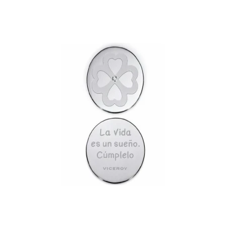 Colgante Viceroy Fashion Mujer Trébol Acero Inoxidable y circonita VMC0001-00