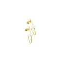 Pendientes LeCarré Mujer Aros Alargados Oro y Perlas GB099OA.00