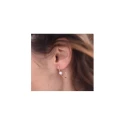 Pendientes LeCarré Mujer Aros Alargados Oro y Perlas GB099OA.00