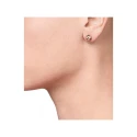 Pendiente Fossil Mujer Bolas Acero Inoxidable Baño Rosado JF01307791