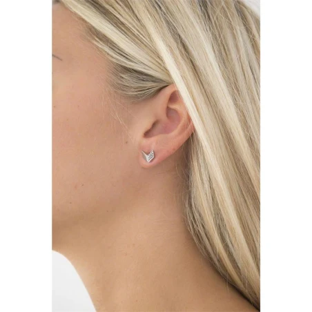 Pendientes Fossil Vintage Glitz Mujer Acero Inoxidable y Circonitas JF02422040