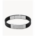Pulsera Fossil Fahion Dress Hombre Cuero y Acero Inoxidable JF85096040