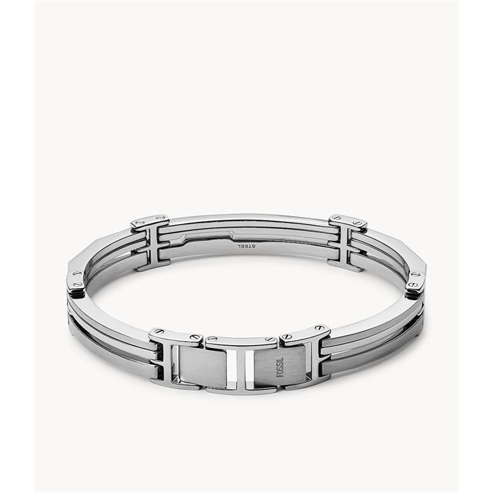 Pulsera Fossil Hombre Acero Inoxidable Plateado JF84883040