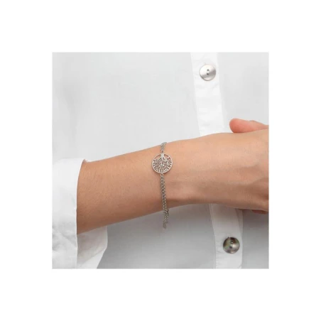 Pulsera Lotus Style Rainbow Mujer Árbol de la Vida Acero Inoxidable LS1898-2/1