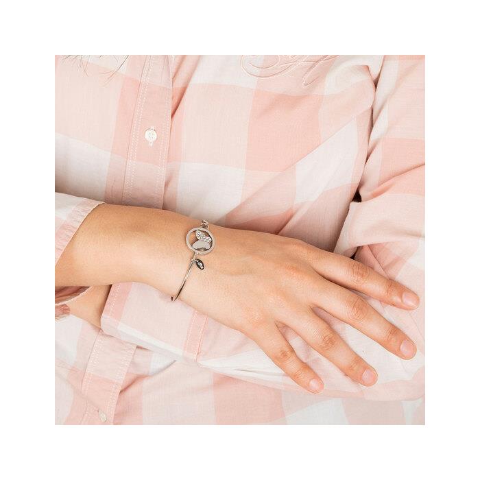 Pulsera Lotus Style Millennial Mujer Mariposa Acero Inoxidable y circonitas LS2014-2/2