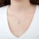 Gargantilla Lotus Silver Pure Esential Mujer Trébol Plata y Circonitas LP3108-1/1