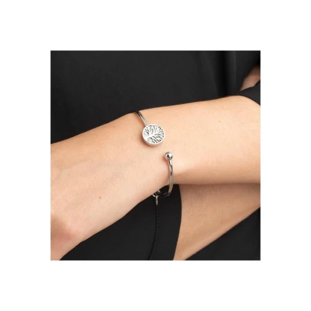 Pulsera Lotus Style Mujer Árbol de la Vida Acero Inoxidable y Circonitas LS2225-2/3