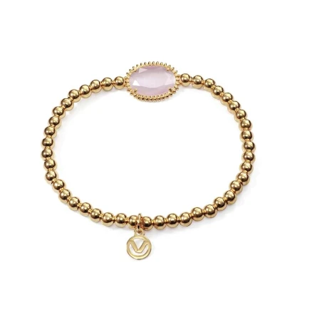 Pulsera Viceroy Fashion Mujer Plata Baño Oro y Gema Rosa 1193P100-47