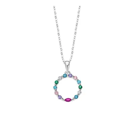 Gargantilla Lotus Silver Mujer Plata y Circonitas multicolor LP3246-1/1