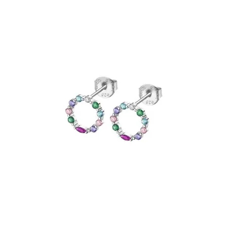 Pendientes Lotus Silver Mujer Plata y Circonitas Multicolor LP3246-4/1