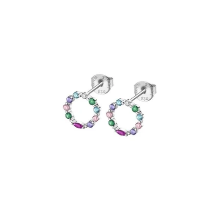 Pendientes Lotus Silver Mujer Plata y Circonitas Multicolor LP3246-4/1