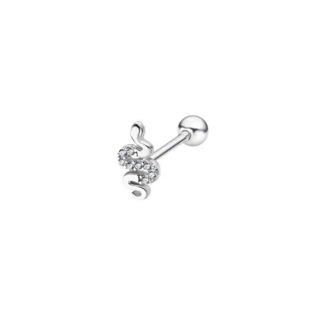 Pendiente Lotus silver Mujer Earcuff Serpiente Plata y Circonitas Blancas LP3375-9/1