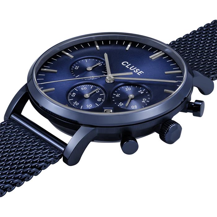 Reloj Cluse Avaris Hombre Azul Cronógrafo CW21001
