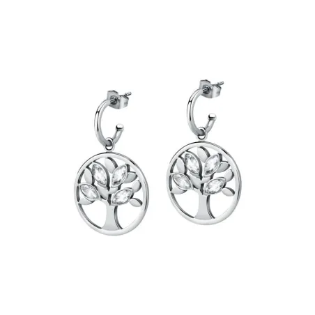 Pendientes Morellato Mujer Árbol de la Vida Acero Inoxidable y Cristales SATD18