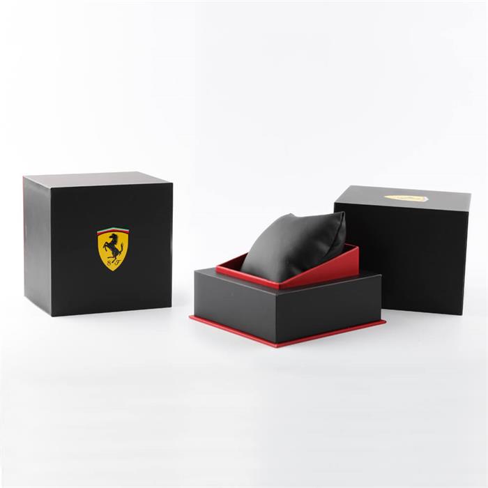 Reloj Ferrari Redrev Niño Negro y Rojo Analógico 0860006