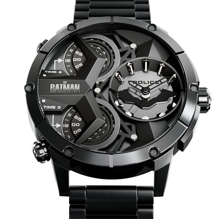Reloj Police Batman Huntley Hombre Multifunción Negro PEWJG2205001