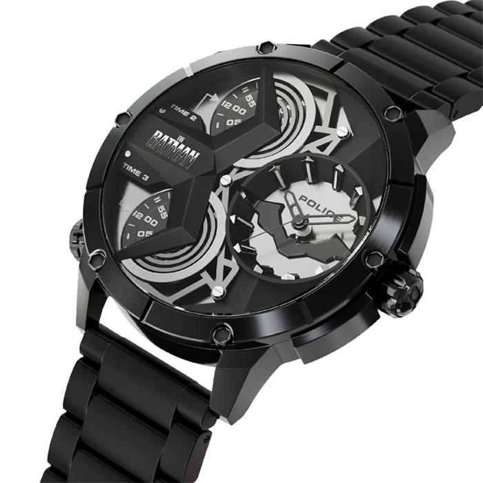 Reloj Police Batman Huntley Hombre Multifunción Negro PEWJG2205001