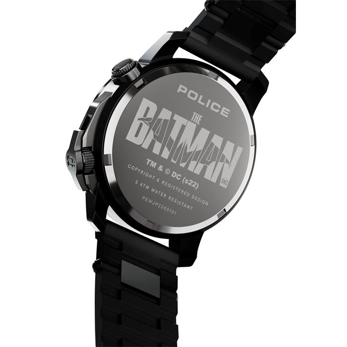 Reloj Police Batman Huntley Hombre Multifunción Negro PEWJG2205001