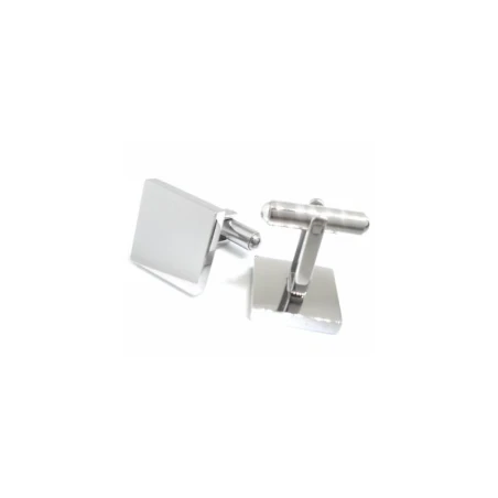 Gemelos Hombre Acero Inoxidable Cuadrado GM017CU