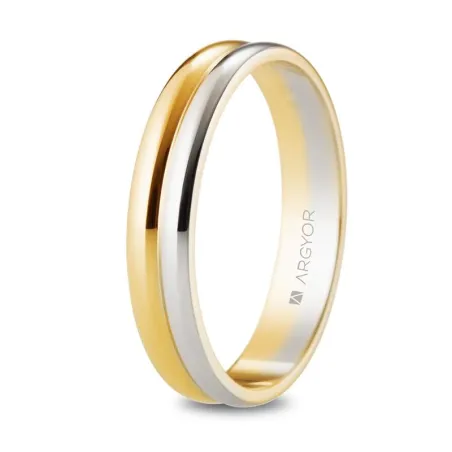 Alianza oro bicolor 5240526
