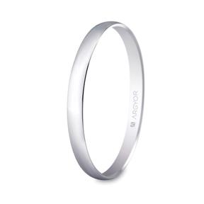 Alianza de boda oro blanco 5B201