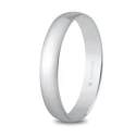Alianza de boda oro blanco 5B353