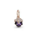 Charm Colgante Pandora Flor Pensamiento Morado 780776C01