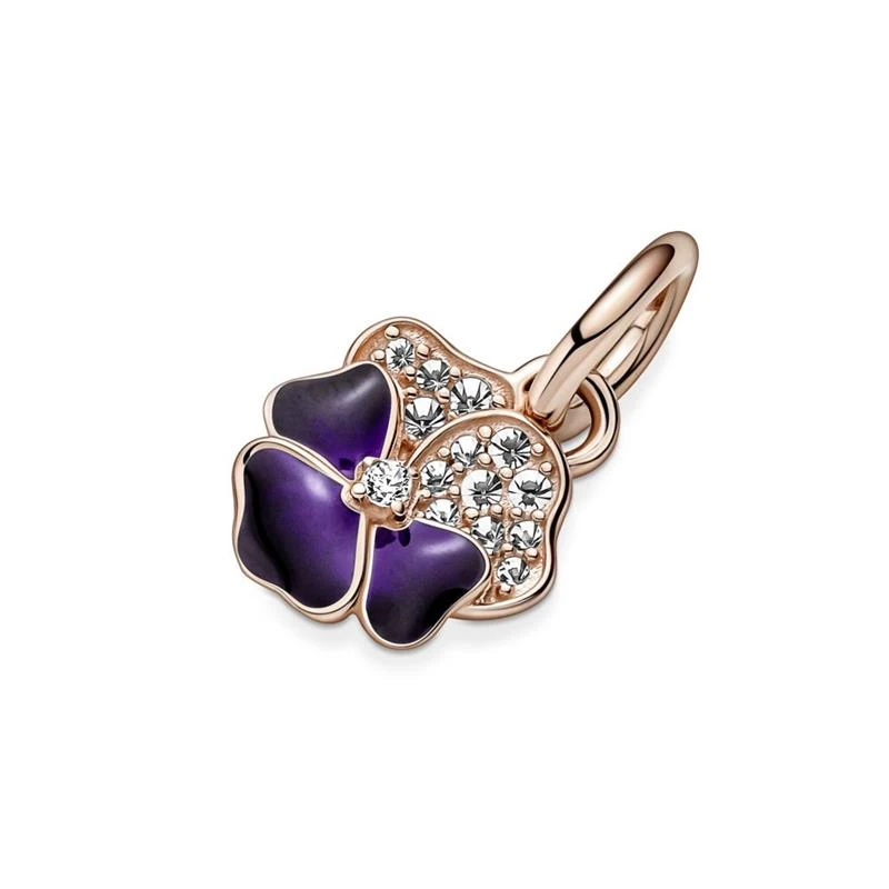 Charm Colgante Pandora Flor Pensamiento Morado 780776C01