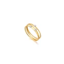 Anillo Le Carré Lio Mujer Oro Amarillo y Dimanates GA104OA
