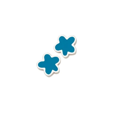 Pendientes Agatha Ruiz de la Prada Plata Flor Azul 089SUP