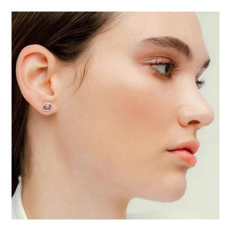 Pendientes Mon Petit Diamant Lumineux Mujer Plata y Diamante PP001-MPD