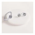 Pendientes Mon Petit Diamant Lumineux Mujer Plata y Diamante PP001-MPD