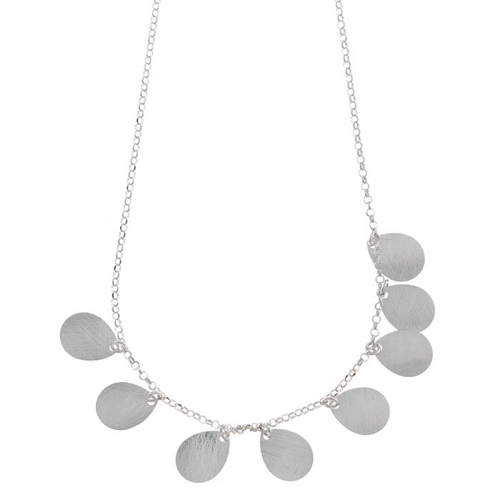 Gargantilla Salvatore Mujer Plata Baño Rodio Peras 203C0040