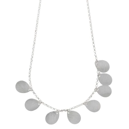 Gargantilla Salvatore Mujer Plata Baño Rodio Peras 203C0040