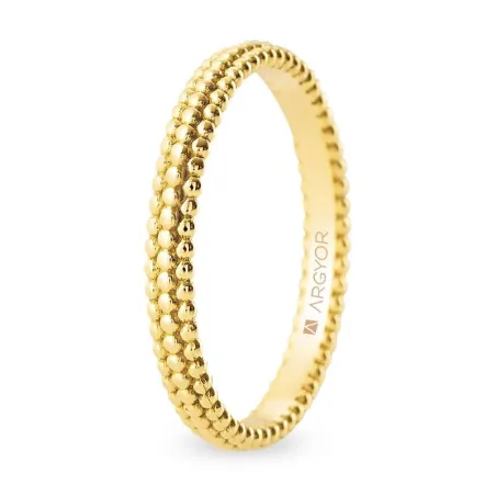 Alianza boda ARGYOR oro amarillo 18Kt Perlado 5125553