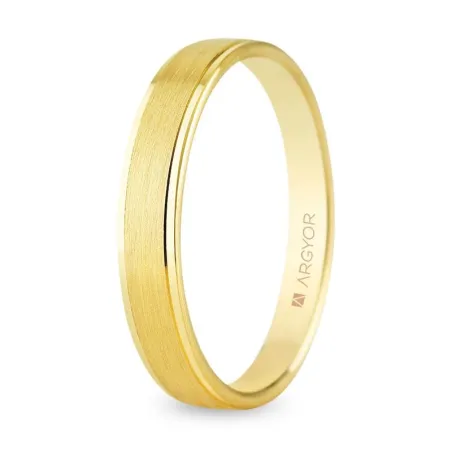 Alianza boda ARGYOR oro amarillo 18Kt Confort5140397