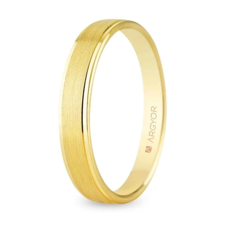 Alianza boda ARGYOR oro amarillo 18Kt Confort5140397