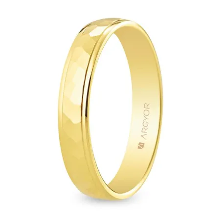 Alianza boda ARGYOR oro amarillo 18Kt Facetada Brillante 5140544