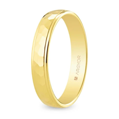 Alianza boda ARGYOR oro amarillo 18Kt Facetada Brillante 5140544