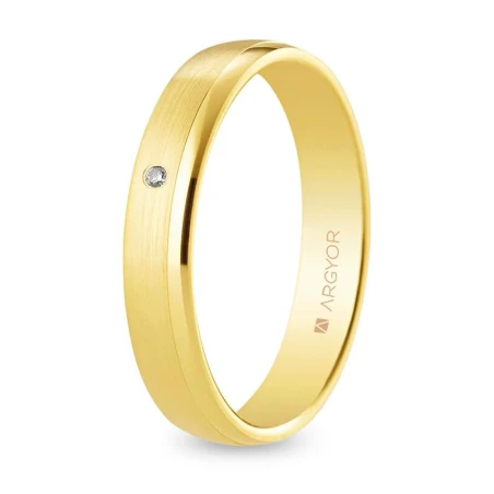 Alianza oro amarillo c/diamante 5140545D