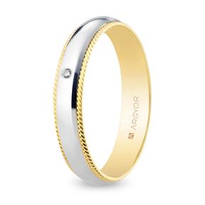 Alianza Bicolor O.A / O.B c/diamante 5240548D