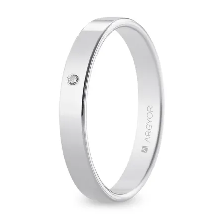 Alianza oro blanco c/diamante 5B30563D