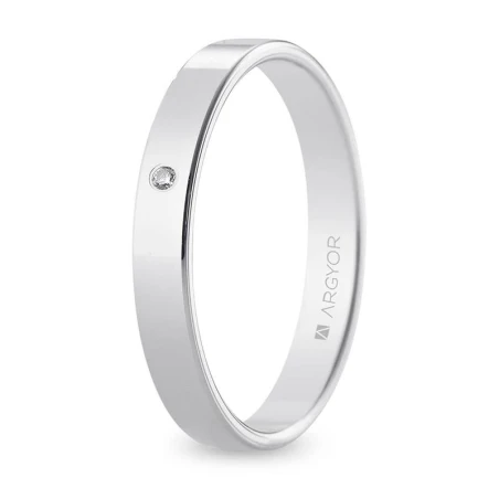 Alianza oro blanco c/diamante 5B30563D