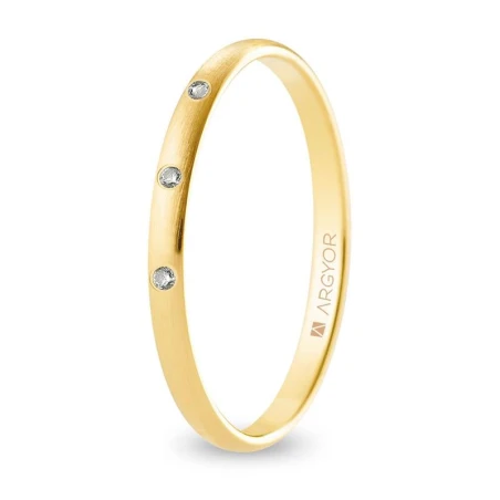 Alianzas oro amarillo A20CS3D
