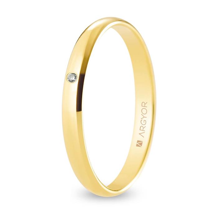 Alianza oro amarillo A25CP1D