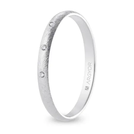Alianza oro blanco B25CH3D