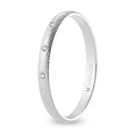 Alianza oro blanco B25CH3D