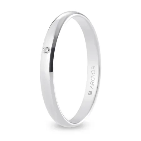 Alianza oro blanco B25CP1D
