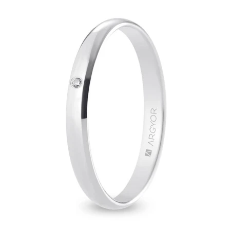 Alianza oro blanco B25CP1D